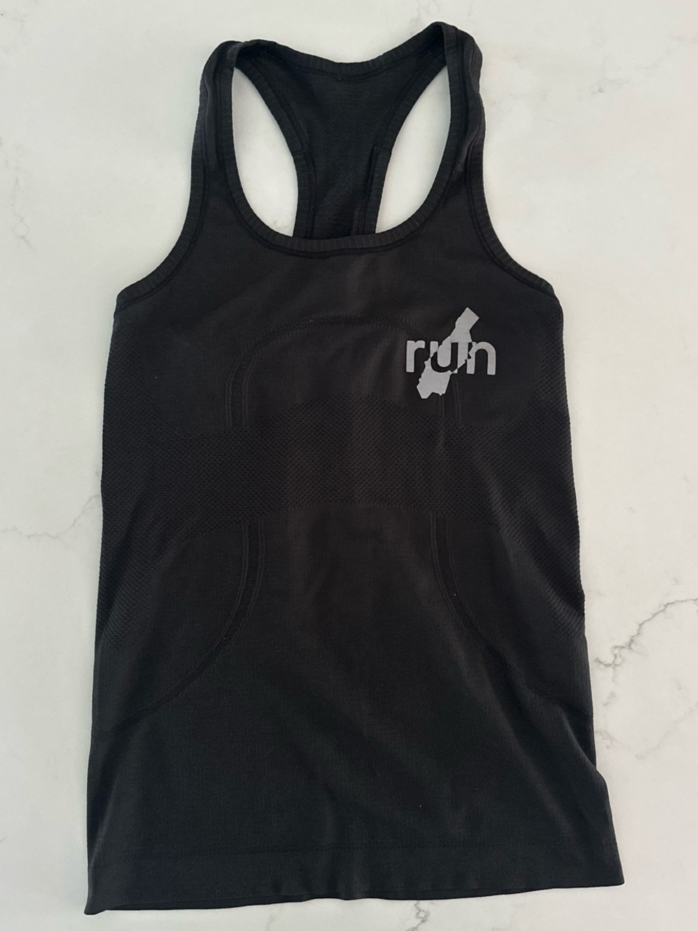 Run NYC Lululemon Black Swiftly Tank
